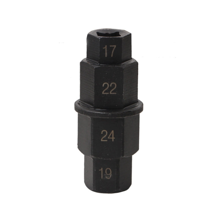 Motorcycle Wheel Axle Disassembly Tool Front Wheel Spindle Removal Wrench Disassembly Sleeve Hex Socket