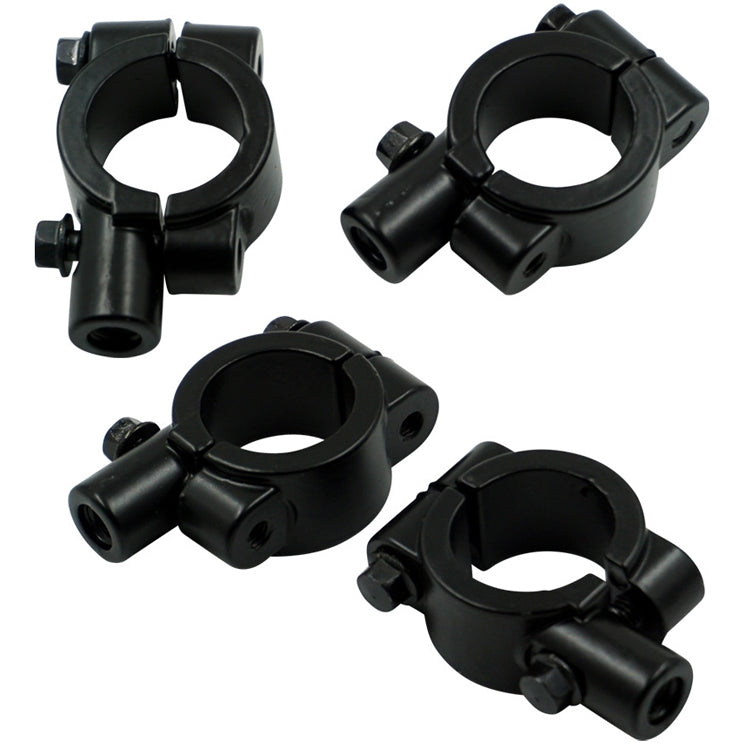 6 PCS Motorcycle Modification Accessories Handlebar Mirror Holder, M8 22mm Black, M8 22mm Silver, M10 22mm Black, M10 22mm Silver, M10 25mm Black, M10 25mm Silver, M8 25mm Black, M8 25mm Silver