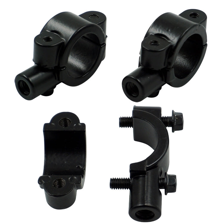 6 PCS Motorcycle Modification Accessories Handlebar Mirror Holder, M8 22mm Black, M8 22mm Silver, M10 22mm Black, M10 22mm Silver, M10 25mm Black, M10 25mm Silver, M8 25mm Black, M8 25mm Silver