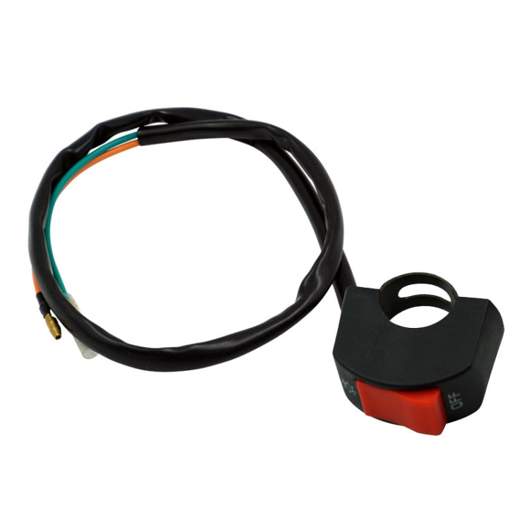5 PCS Motorcycle Handlebar Tap Switch LED Headlight Break Extinguishing Fire Double Flash Switch, Black Button, Red Button, Blue Button, Yellow Btton, Grey Button