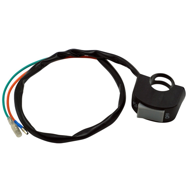 5 PCS Motorcycle Handlebar Tap Switch LED Headlight Break Extinguishing Fire Double Flash Switch, Black Button, Red Button, Blue Button, Yellow Btton, Grey Button