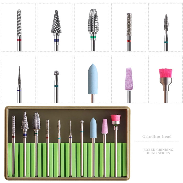 Nail Alloy Tungsten Steel Ceramic Grinding Machine Accessories Nail Grinding Heads Set Polishing Tool, BH-01, BH-02, BH-03, BH-04, BH-05, BH-06, BH-07, BH-08