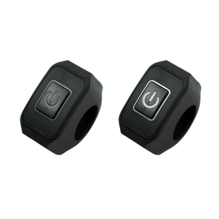 2 PCS Motorcycle Electric Car Modified Accessories Headlight Speaker Over-Car Light Spot Fire Light Multi-Function Self-Locking Switch, Red Light, Blue Light, White Light, Green Light, Yellow Light