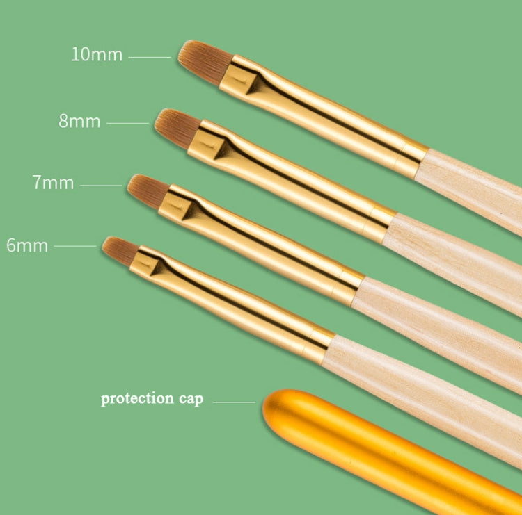 Nail Art Pen Nail Round Head Phototherapy Pen Painted Pen Brush Beauty Brush, Number 3, Number 4, Number 5, Number 6