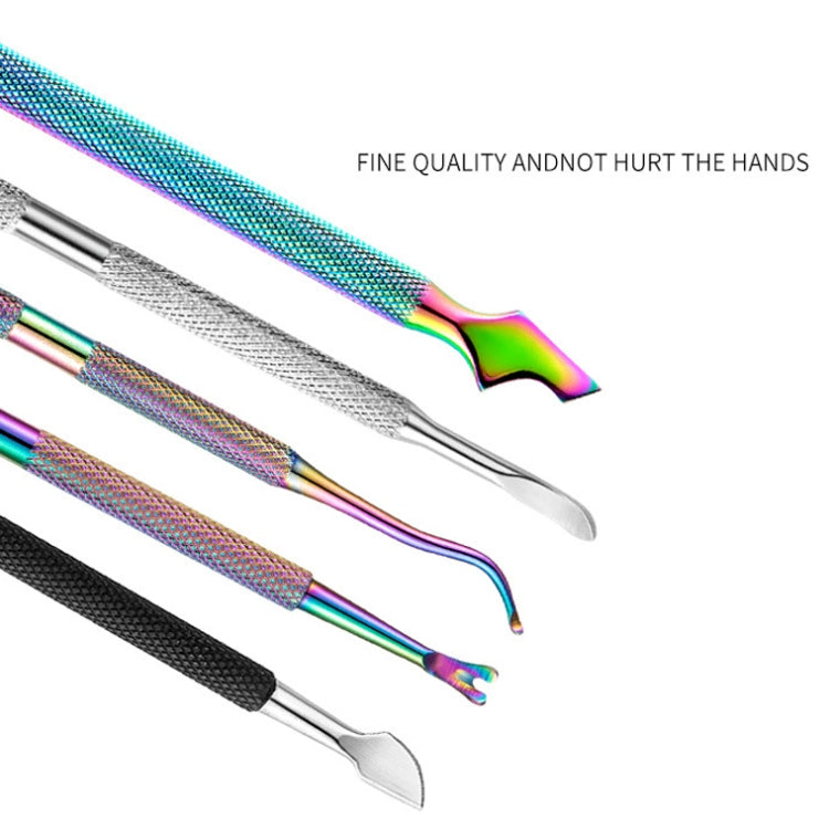 FABIYAN Stainless Steel Dead Skin Shear Steel Push Nail Art Tool Set, Specification: Set 3, Set 1, Set 2, Set 3, 3 Sets Set 4, Set 5, Set 6, Set 7, Set 8, Set 9, Set 11, Set 12, Set 13, Set 14, Set 15, Set 16