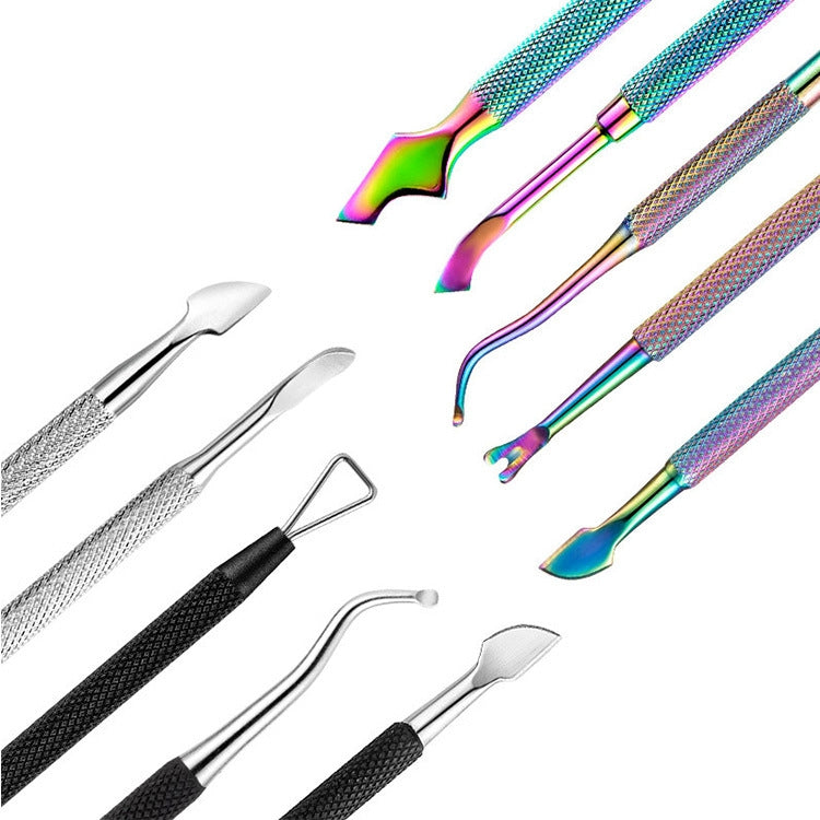FABIYAN Stainless Steel Dead Skin Shear Steel Push Nail Art Tool Set, Specification: Set 3, Set 1, Set 2, Set 3, 3 Sets Set 4, Set 5, Set 6, Set 7, Set 8, Set 9, Set 11, Set 12, Set 13, Set 14, Set 15, Set 16