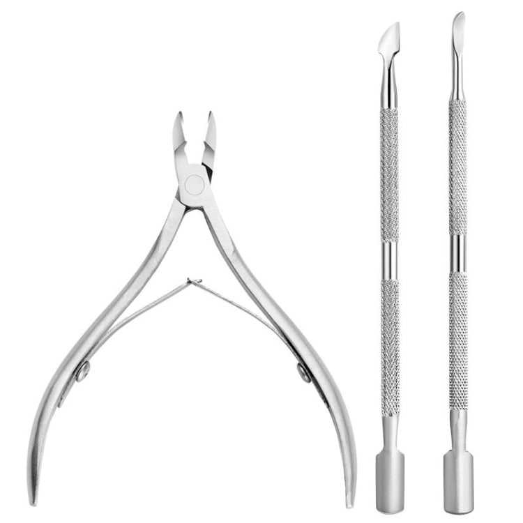 FABIYAN Stainless Steel Dead Skin Shear Steel Push Nail Art Tool Set, Specification: Set 3, Set 1, Set 2, Set 3, 3 Sets Set 4, Set 5, Set 6, Set 7, Set 8, Set 9, Set 11, Set 12, Set 13, Set 14, Set 15, Set 16