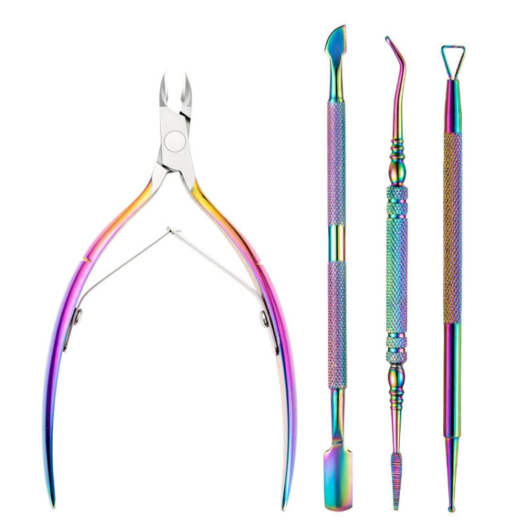 FABIYAN Stainless Steel Dead Skin Shear Steel Push Nail Art Tool Set, Specification: Set 3, Set 1, Set 2, Set 3, 3 Sets Set 4, Set 5, Set 6, Set 7, Set 8, Set 9, Set 11, Set 12, Set 13, Set 14, Set 15, Set 16