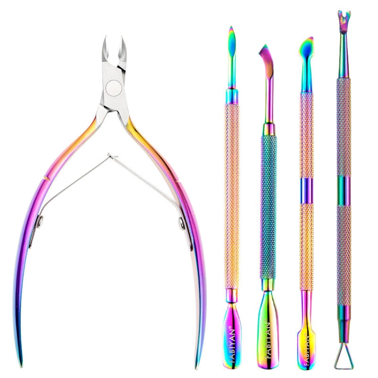 FABIYAN Stainless Steel Dead Skin Shear Steel Push Nail Art Tool Set, Specification: Set 3, Set 1, Set 2, Set 3, 3 Sets Set 4, Set 5, Set 6, Set 7, Set 8, Set 9, Set 11, Set 12, Set 13, Set 14, Set 15, Set 16