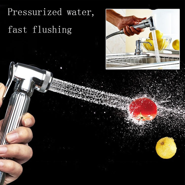 Kitchen Pull-Out Double Faucet Water Table Hot And Cold Water Faucet, Wheel Bending Pull, Round Spray Pull, Cube Spray Pull