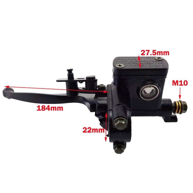 ATV Four-Wheeled Car UTV Kart Front And Rear Brakes Pump Disc Brake Handle Oil Pump Hand Brake With Assist Brake, Left, Right