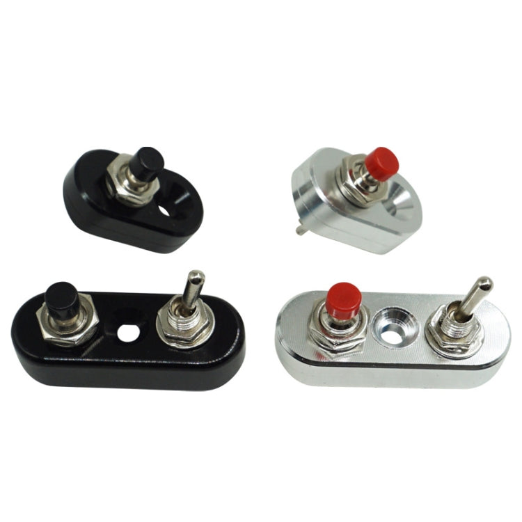 Motorcycle Modification Accessories Handlebar Switch Headlights Spotlights Overtaking Lights Power Off Start Ignition Horn Combination Switch, Single Switch Black, Single Switch Silver, Double Switch Black, Double Switch Silver