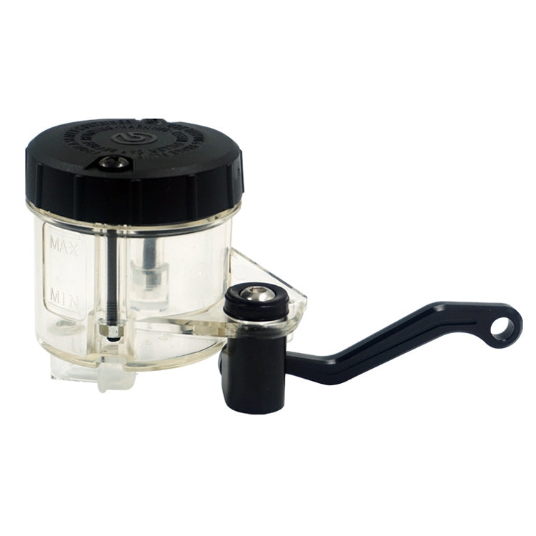 Motorcycle Modified Fittings Front Brake Oil Liquid Oil Cup Direct Pump Large Capacity Universal Oil Pot, (Black), (Transparent)