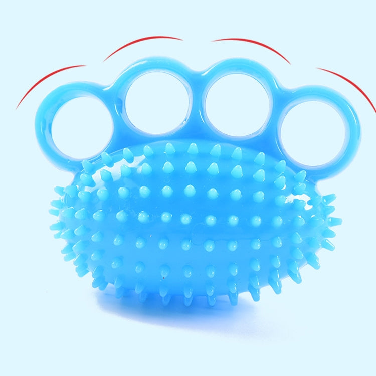 TPR Grip Ball Rehabilitation Hemiplegia Stroke Massage Finger Ball, Specification: Four Fingers, Four Fingers, Two Finger, 6cm (Yellow), 6.5cm 20 Pounds (Light Blue), 6cm With Rope (Light Blue), 5.5cm With Rope (Gray)