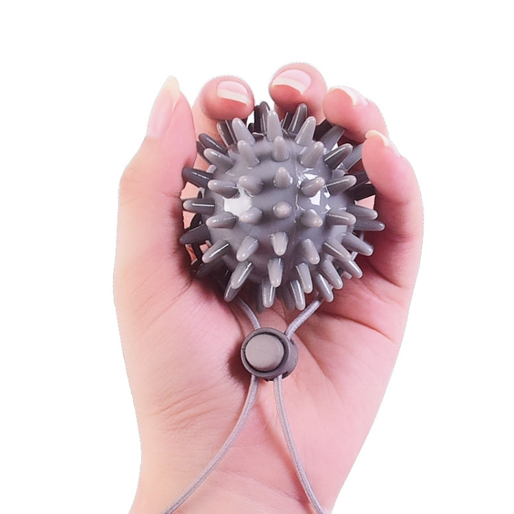 TPR Grip Ball Rehabilitation Hemiplegia Stroke Massage Finger Ball, Specification: Four Fingers, Four Fingers, Two Finger, 6cm (Yellow), 6.5cm 20 Pounds (Light Blue), 6cm With Rope (Light Blue), 5.5cm With Rope (Gray)