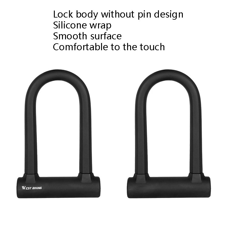 West Biking Bike Lock Motorcycle Wire Lock Anti-Hydraulic Pressure Cut Anti-Theft Lock