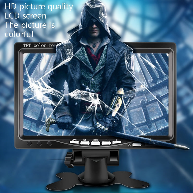 YB-CC-1 12/24V Car 7 Inch Display HD Night Vision Camera Monitoring System Truck Reverse Image, Camera+800x480 Display, Camera+1024x600 Display