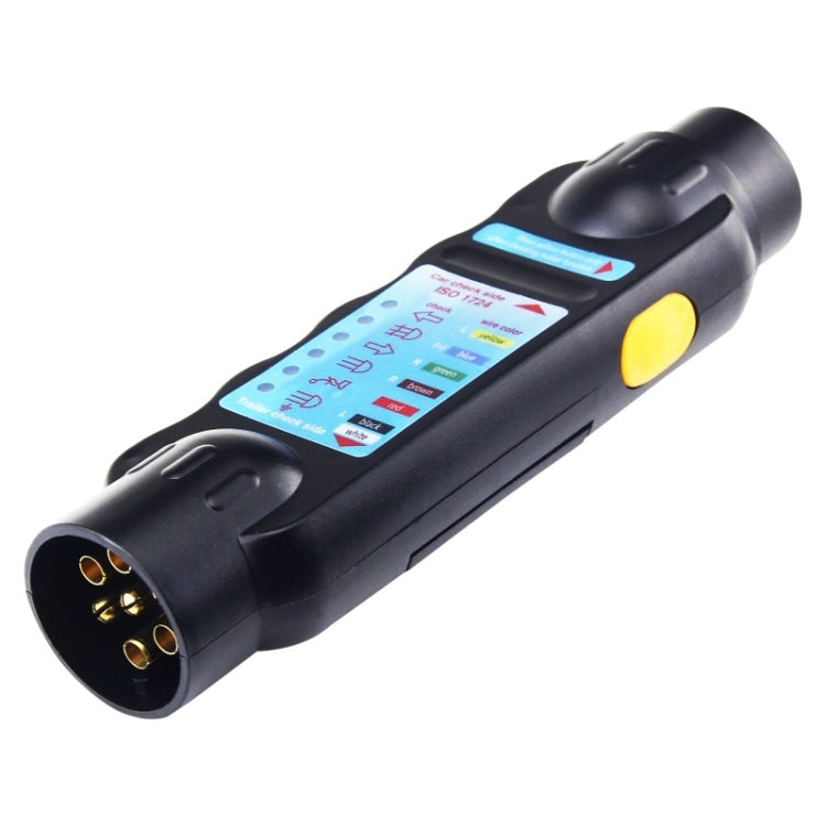 TS170E-Z 12V Car Resistance Trailer Plug Socket Trailer Tester Connector Recorder With 2 Conversion Heads EU Plug, TS170E-Z