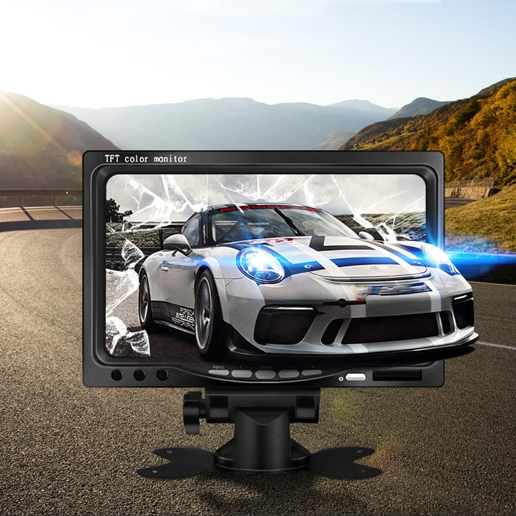 YB-700A 7 Inch Car Display Truck Car Reversing Image HD Monitoring Bus Reversing Display, AV Interface, Aviation Interface