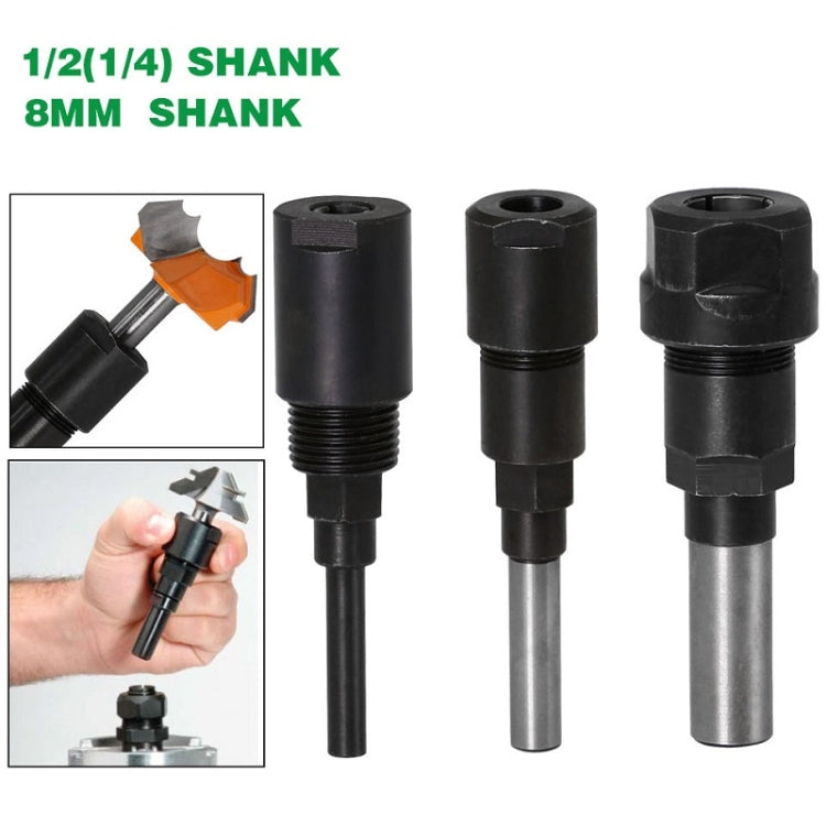 Engraving And Trimming Machine Extension Rod, Style:, 1/4 inch Handle, 8mm Handle, 1/2 inch Handle