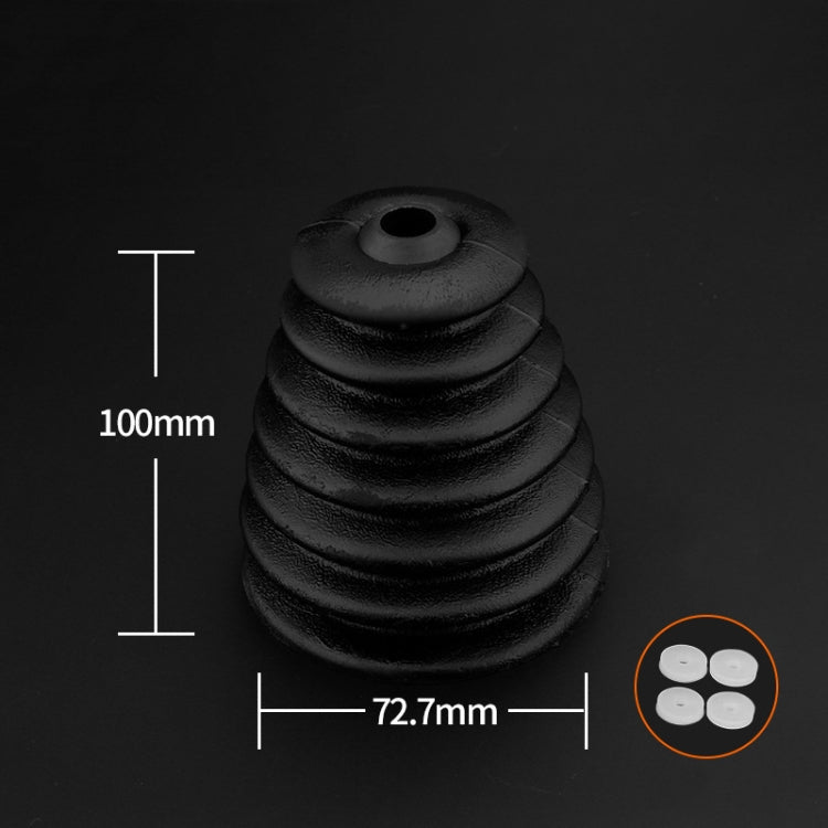 2 PCS Electric Hammer Dust Cover Dust Collection Bowl Impact Drill Accessories, Dust Cover(Black), Dust Cover(White)