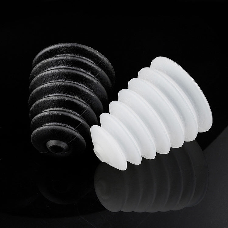 2 PCS Electric Hammer Dust Cover Dust Collection Bowl Impact Drill Accessories, Dust Cover(Black), Dust Cover(White)