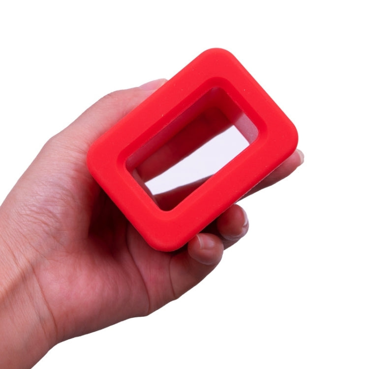 Safety Belt Holder Silicone Buckle Protective Cover, Red, Black, Blue