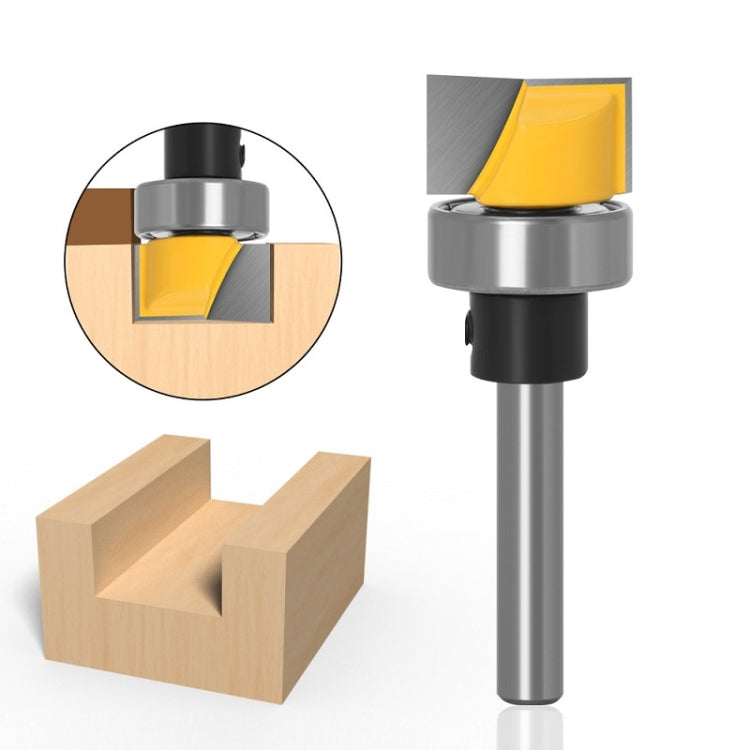 Copy Type Clear Bottom Woodworking Milling Cutter Trimming Machine Slotting Cutter, 1/4x3/4x11.9mm, 6x3/4x11.9mm