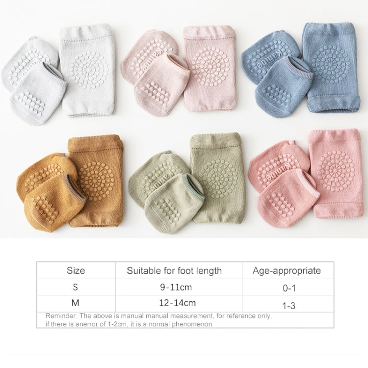 Summer Children Knee Pads Baby Floor Socks Baby Non-Slip Crawling Sports Protection Suit, S 0-1 Years Old, M 1-3 Years Old
