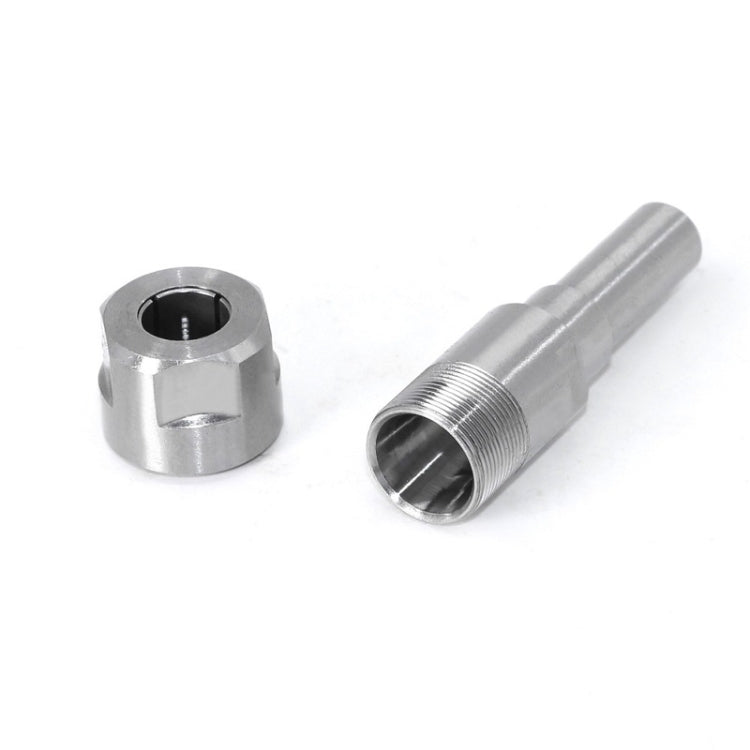 Engraving Trimming Machine Extension Pole Converter, 6mm To 6mm, 1/4mm To 1/4mm, 1/4mm To 8mm, 8mm To 12mm, 8mm To 1/2mm, 8mm To 8mm, 12mm To 12mm, 1/2mm To 1/2mm