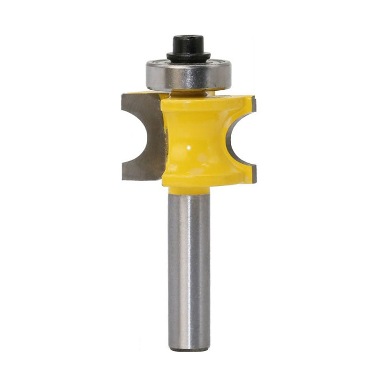 8-Shank Bearing Positive Semicircular Cutter Engraving Machine Woodworking Cutter, No. 1, No. 2, No. 3, No. 4, No. 5, 5 PCS/Set