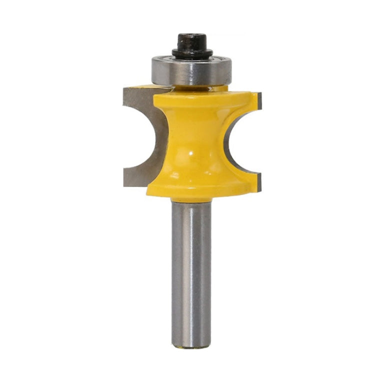 8-Shank Bearing Positive Semicircular Cutter Engraving Machine Woodworking Cutter, No. 1, No. 2, No. 3, No. 4, No. 5, 5 PCS/Set