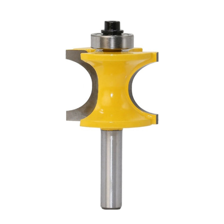 8-Shank Bearing Positive Semicircular Cutter Engraving Machine Woodworking Cutter, No. 1, No. 2, No. 3, No. 4, No. 5, 5 PCS/Set