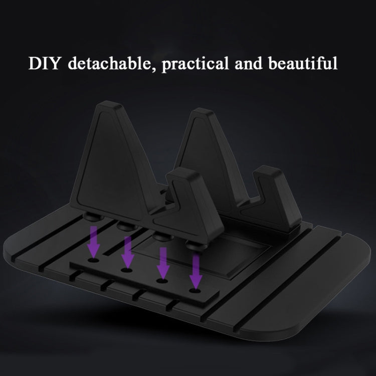 6 PCS Silicone Car Mobile Phone Bracket Car Mini Lazy Bracket, Mini Lazy Bracket