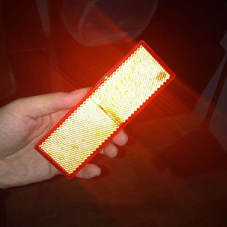 50 PCS Car Body Reflective Stickers Plastic Reflective Strip Reflector Truck Reflective Tablet