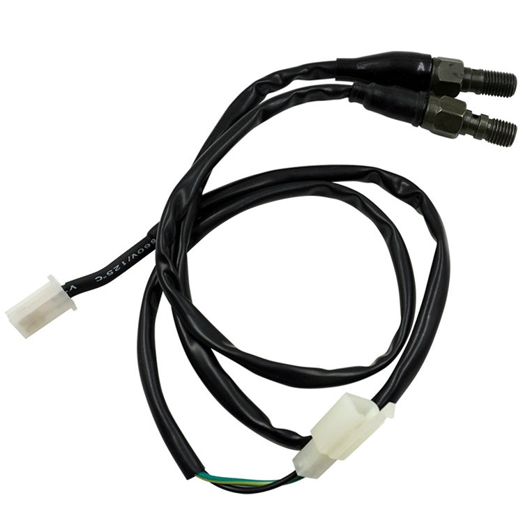 2 PCS Motorcycle Modified Accessories Disc Brake Hydraulic Switch Line, M10 x 1.25mm Square Plug, M10 x 1.25mm Plug
