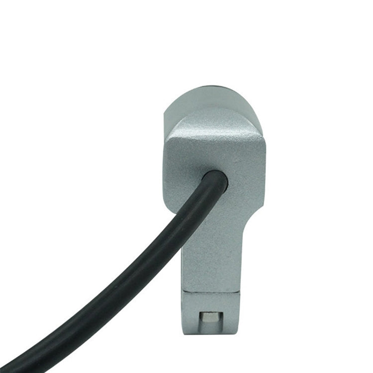 Motorcycle Aluminum Alloy Modified Handle Switch With Indicator Spotlights Fog Lights Headlights Power-Off Switch, Black, Silver