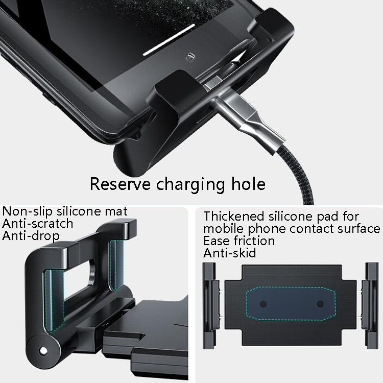 Car Headrest Bracket Rear Seat Back Tablet Holder, Applicable Tablet 140-280mm, Applicable Tablet 113-145mm