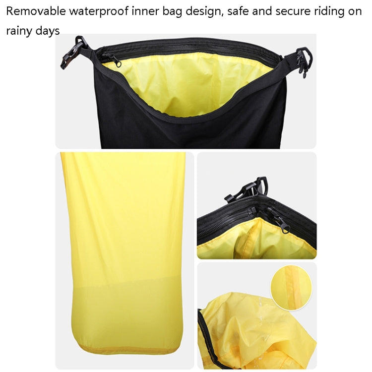 Rhinowalk Multi-Function Motorcycle Rear Seat Bag Combination Rear Shelf Pannier, Black 10L, Yellow 10L, Black 20L, Yellow 20L, Black 30L, Yellow 30L