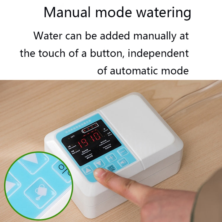 G89456 Solar Intelligent Voice Timing Automatic Flower Watering Device Lazy Plant Dripper, Single Pump 10 Sets, Single Pump 15 Sets, Double Pump 15 Sets 10M Tube, Double Pump 20 Sets Drop 15M Tube, Double Pump 30 Sets 20M Tube