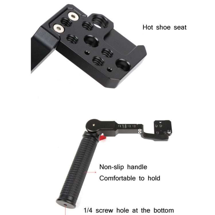 مقبض تثبيت SLR بزاوية قابلة للتعديل من Sunnylife RO-Q9233 لكاميرا DJI RONIN RS-C2 / RONIN S / SC