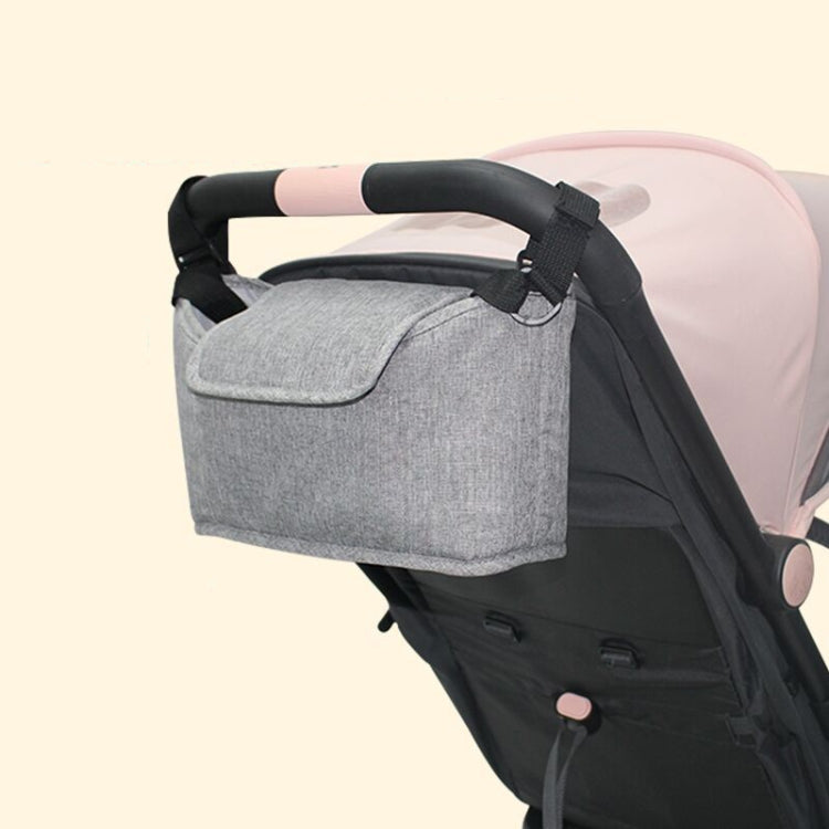 Stroller Storage Hanging Bag Multifunctional Large Capacity Stroller Bag, Linen Gray, Linen Black, Linen Powder, Linen Purple, Linen Green, Linen Blue