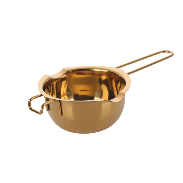 Cheese Butter Chocolate Stainless Steel Melting Bowl, True Color, Gold, Rose Gold, Magic Colorful