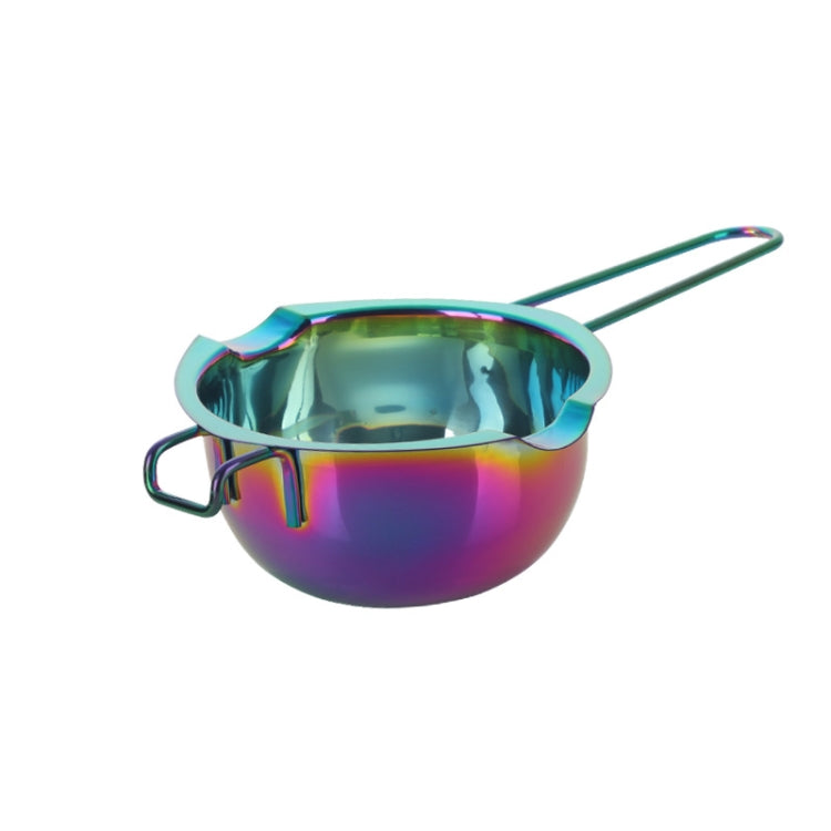 Cheese Butter Chocolate Stainless Steel Melting Bowl, True Color, Gold, Rose Gold, Magic Colorful