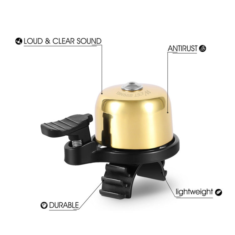 WEST BIKING YP0706048 Bicycle Copper Bell Mountain Bike Mini Bell