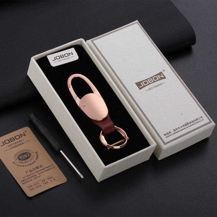 JOBON ZB-167A Horseshoe Car Keychain Men Metal Waist Hanging Keychain