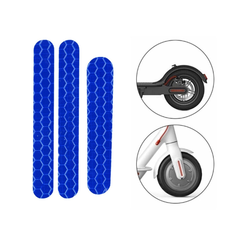 Scooter Stickers Reflective Cursor Scooter Mudguard Reflective Sticker For Ninebot ES2 (Yellow)