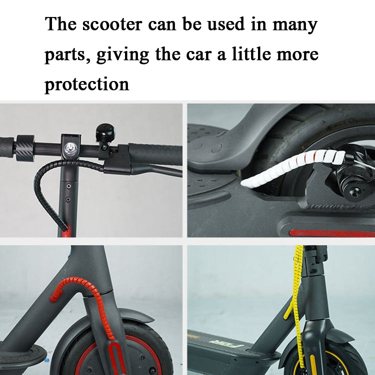 4 PCS Scooter Harness Line Pipe Change Line Pipe Winding Pipe Fittings For Xiaomi Mijia M365,Cable Length: 1m