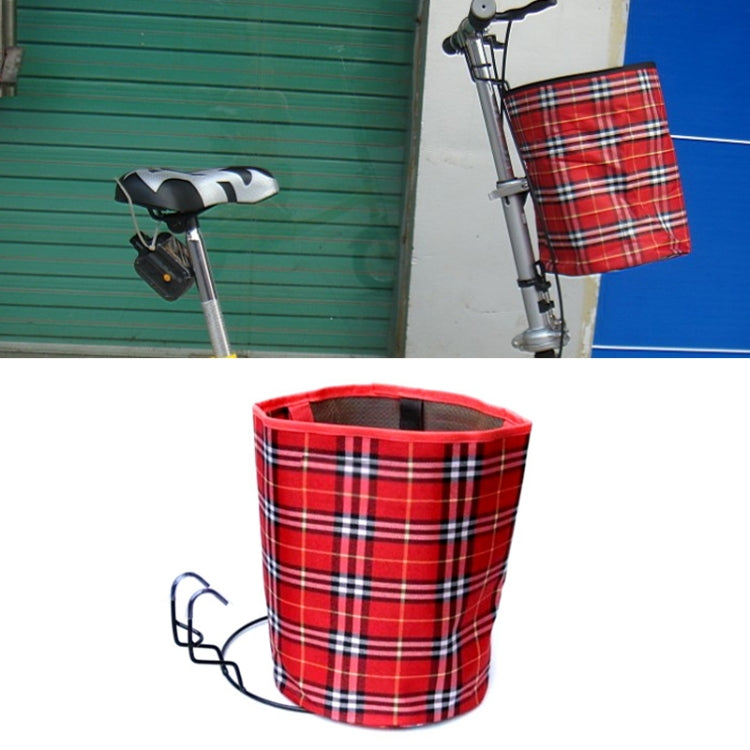 Bicycle Basket Cloth Hanging Basket Folding Bicycle Basket