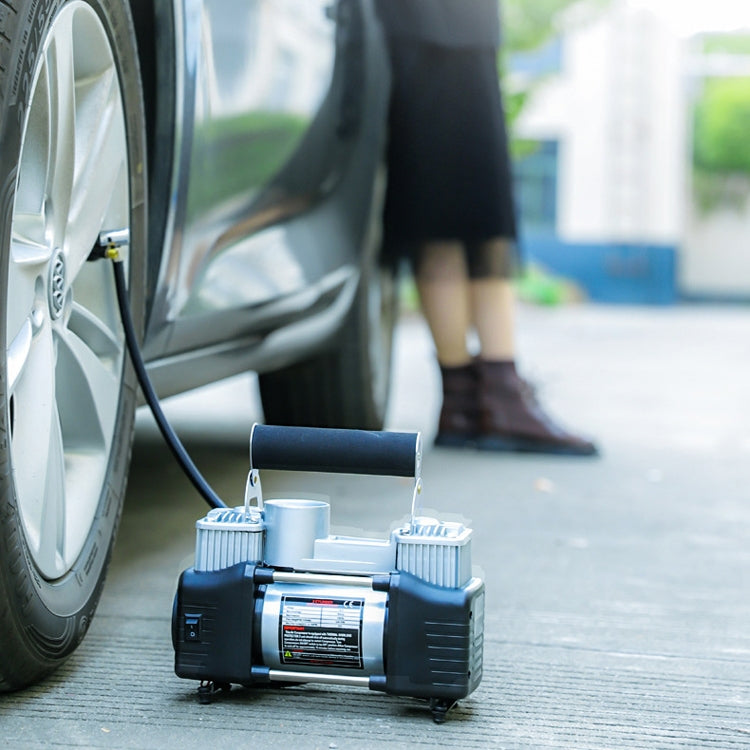 YR-106 12V Car Inflatable Pump Home Tire Portable Air Pump, YR-106